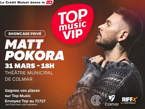 Matt Pokora en Top Music VIP