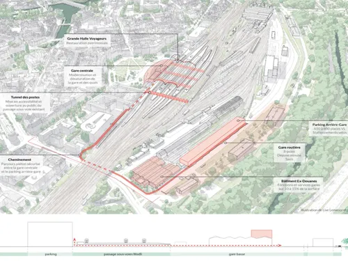 Gare à 360 de Strasbourg : quels sont les aménagements