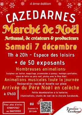 Marché de Noël de Cazedarnes - 4 ème édition 