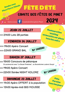 Fête de Pinet 2024