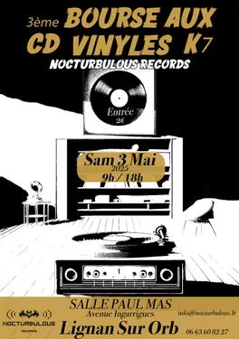 3ème bourse aux vinyles Nocturbulous à Lignan Sur Orb