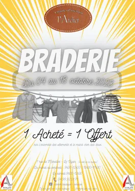 Braderie de l'Atelier au Vigan