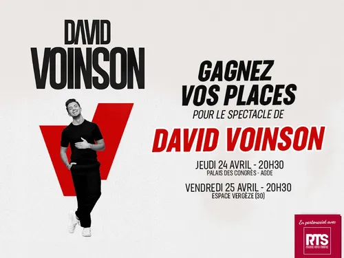 David Voinson de passage dans la région
