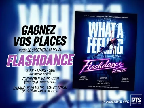 Flashdance de passage à Béziers, Narbonne et Montpellier
