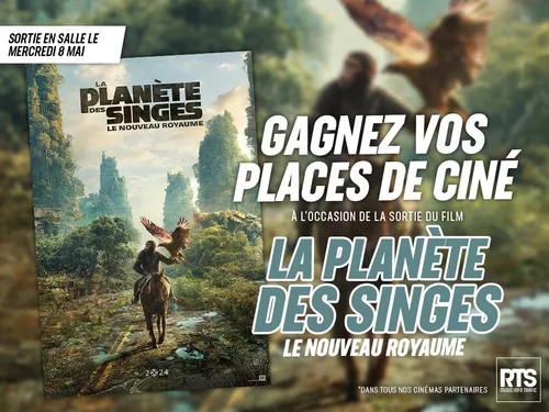 Gagnez vos places de ciné pour "La Planète des Singes : Le Nouveau...