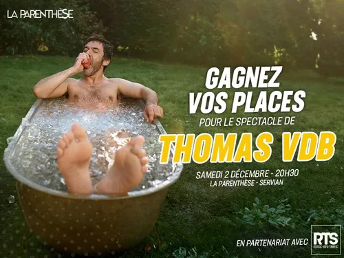 Thomas VDB à la Salle de la Parenthèse de Servian