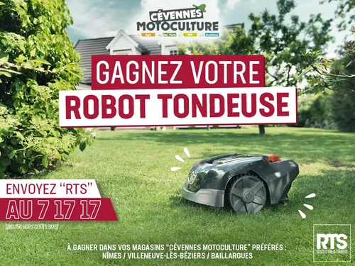 Gagnez votre robot tondeuse avec Cévennes Motoculture !