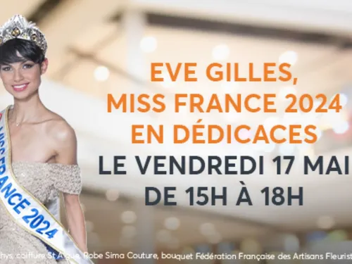 Miss France en dédicaces dans les centres Aushopping...