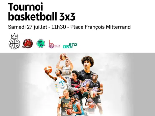 Un tournoi de basket 3x3 à Lille ce samedi