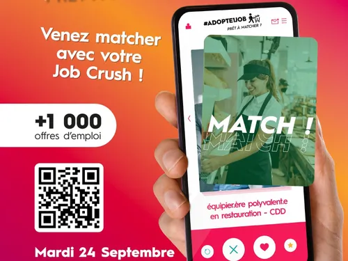 « Adopte 1 Job » à Tourcoing ce mardi