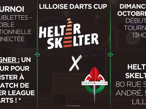 1ère édition de la "Lilloise Darts Cup" 