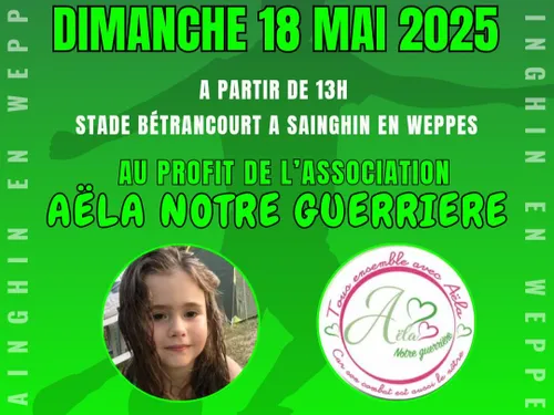 Un match de foot caritatif à Sainghin-en-Weppes