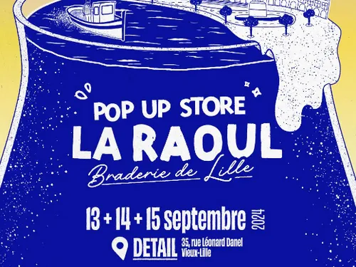 Un pop-up store Raoul à la braderie de Lille