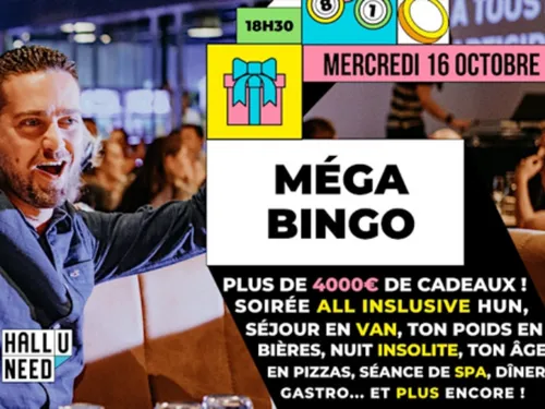 Bingo chez Hall U Need mercredi prochain