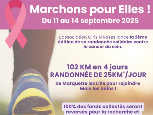 Une marche solidaire de Marquette-lez-Lille à Dunkerque en septembre 