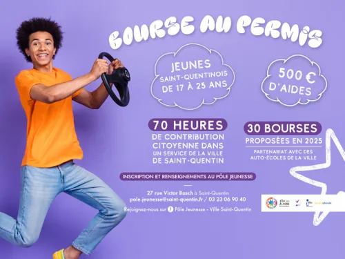 Saint-Quentin met en place une bourse pour payer son permis