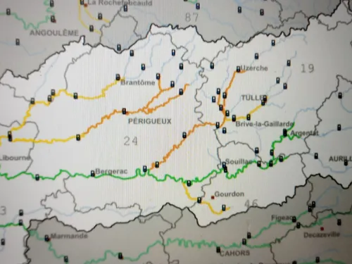 Alerte orange aux crues en Corrèze et en Dordogne