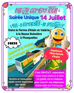 Alexis Le Rossignol et ses potes à Plusquellec