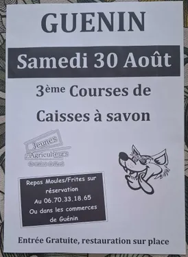 Course de caisses à savon des Jeunes Agriculteurs à Guénin
