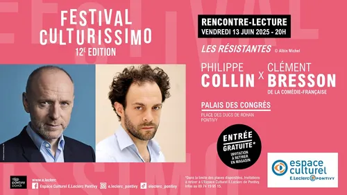 Festival Culturissimo avec l'historien Philippe Collin à Pontivy 