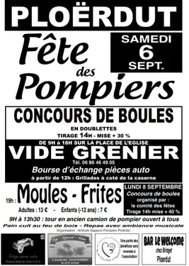 Fête des pompiers de Ploërdut 