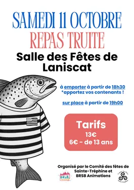 Repas truite