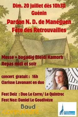 Le Pardon Notre Dame de Manéguen et la Fête des Retrouvailles