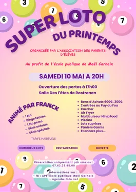 Super loto de printemps à Rostrenen
