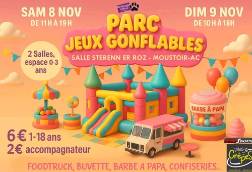 Parc Jeux Gonflables à Moustoir-Ac