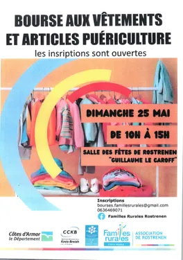 Bourse aux vêtements à Rostrenen