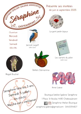 Exposition saison d'été chez Séraphine