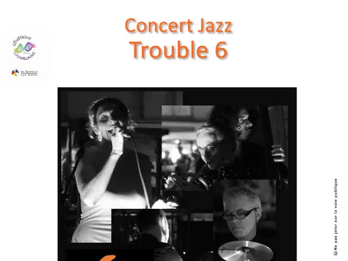 Concert Jazz Trouble 6 au profit du Téléthon à La Chapelle sur Erdre