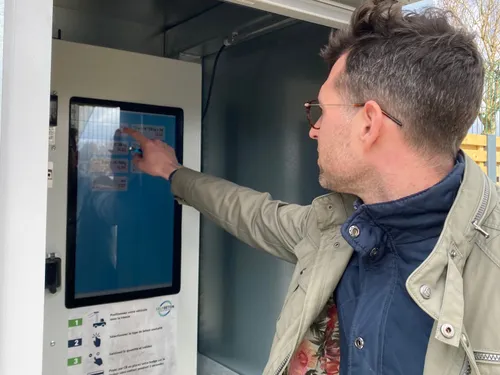 Le premier distributeur à béton de l’Eure