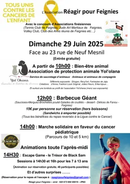 Solidaires contre le cancer pédiatrique et l'abandon des animaux 