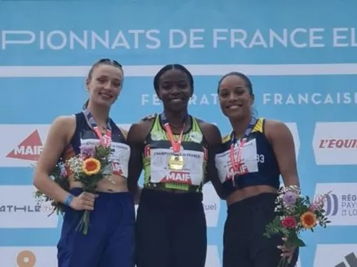 Athlétisme - Des records, une médaille d'argent : Chloé Galet a...