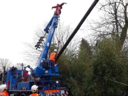 Maubeuge : un survol d’hélicoptère   