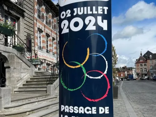 Avesnes-sur-Helpe - Quatre relayeurs de la Flamme Olympique déjà...