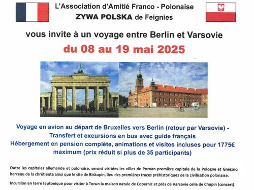 Voyage entre Berlin et Varsovie