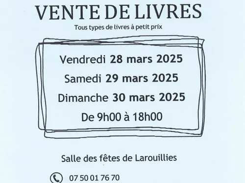 Vente de livres