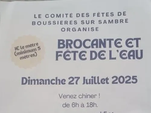 Brocante et fête de l'eau