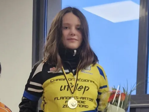 Emma Dubray, championne régionale de cyclocross UFOLEP