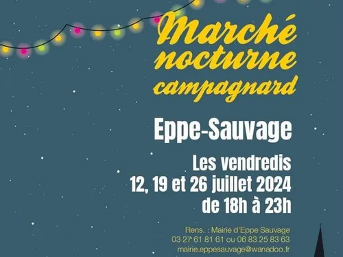 Marché Nocturne d'Eppe-Sauvage vendredi avec une navette gratuite
