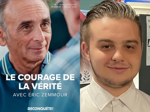 Louis Mahieu, candidat « Reconquête » à la députation pour la 3ème...