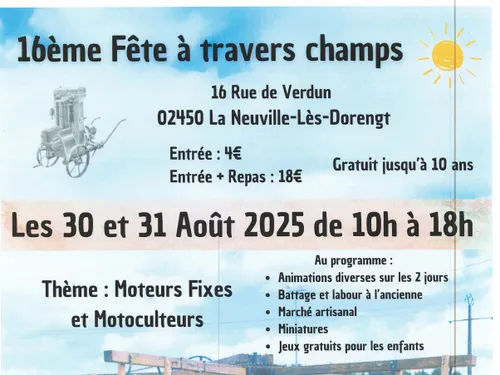 Fête à travers champs