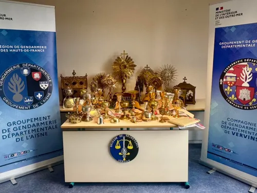 Thiérache : 3 suspects arrêtés pour les vols d’objets religieux   