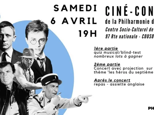 Cousolre : un ciné-concert avec repas ce samedi 6 avril 
