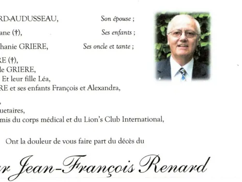 Fourmies : le décès du Docteur Jean-François Renard