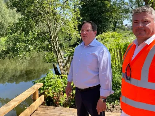 Maubeuge : l’inauguration des jardins des bords de Sambre