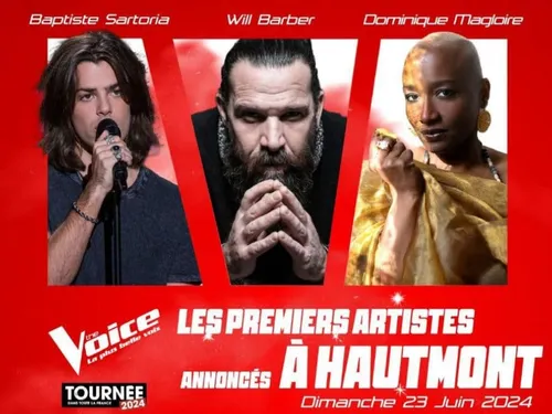 Hautmont : la liste des talents de The Voice en concert le 23 juin