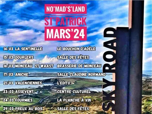 No'mad's Land en tournée pour la St Patrick
